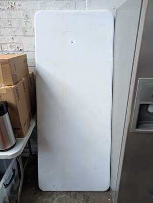 Lot 318 - 3 plastic and 3 wood effect top folding...