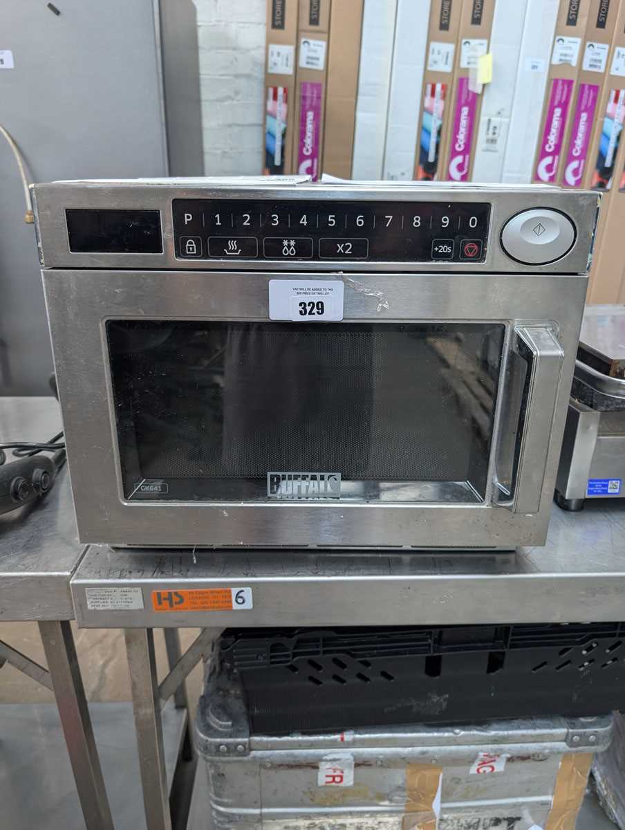 Lot 329 - Buffalo microwave oven