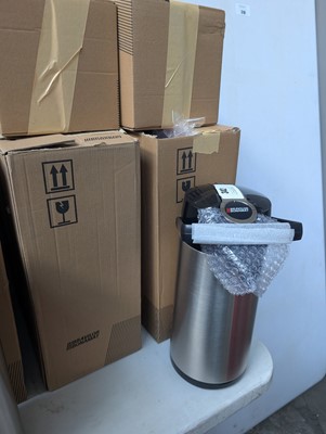 Lot 342 - 8 Bravilor air pot flasks