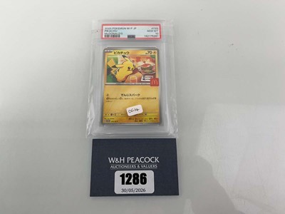 Lot 1286 - 2025 Pokémon Japanese Promo #020 - McDonald's...