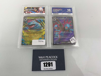 Lot 1291 - (2) 2025 Pokémon Mega Brave #003 JPN - Mega...