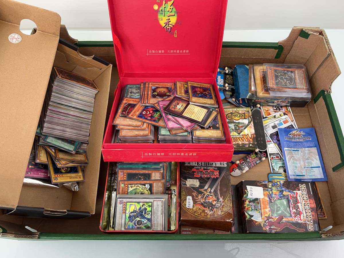 Lot 1440 - Tray containing predominantly Yu-Gi-Oh cards...