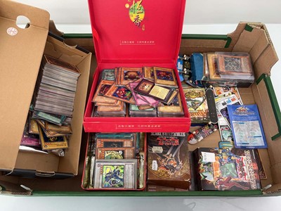 Lot 1440 - Tray containing predominantly Yu-Gi-Oh cards...