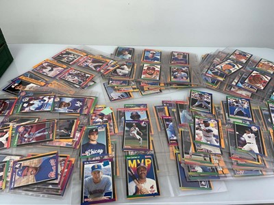 Lot 1450 - Quantity of Baseball cards in binder sleeves