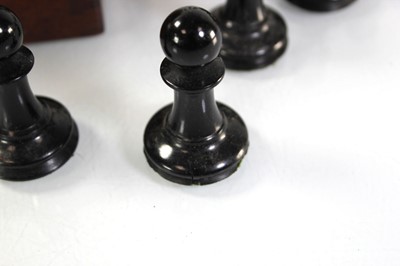 Lot 124 - An early set of Jaques 'Staunton' chessmen of...
