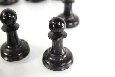 Lot 124 - An early set of Jaques 'Staunton' chessmen of...