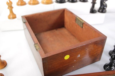 Lot 124 - An early set of Jaques 'Staunton' chessmen of...