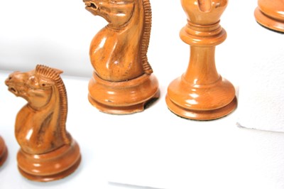Lot 124 - An early set of Jaques 'Staunton' chessmen of...