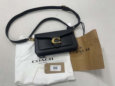 Lot 3774 - Coach New York the tabby bag in black genuine...