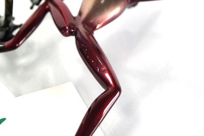 Lot 51 - A lost-wax bronze with hand-coloured patina by...