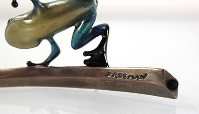 Lot 56 - A lost-wax bronze with hand-coloured patina by...