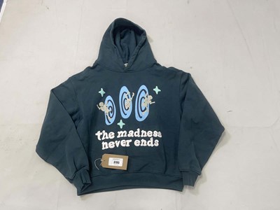 Lot 3785 - Broken Planet 'the madness never ends' hoodie...