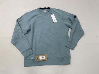 Lot 3787 - C.P Company fleece crewneck sweatshirt in...