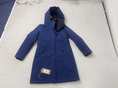 Lot 3789 - Creenstone evanna coat in navy size 12 (hanging)