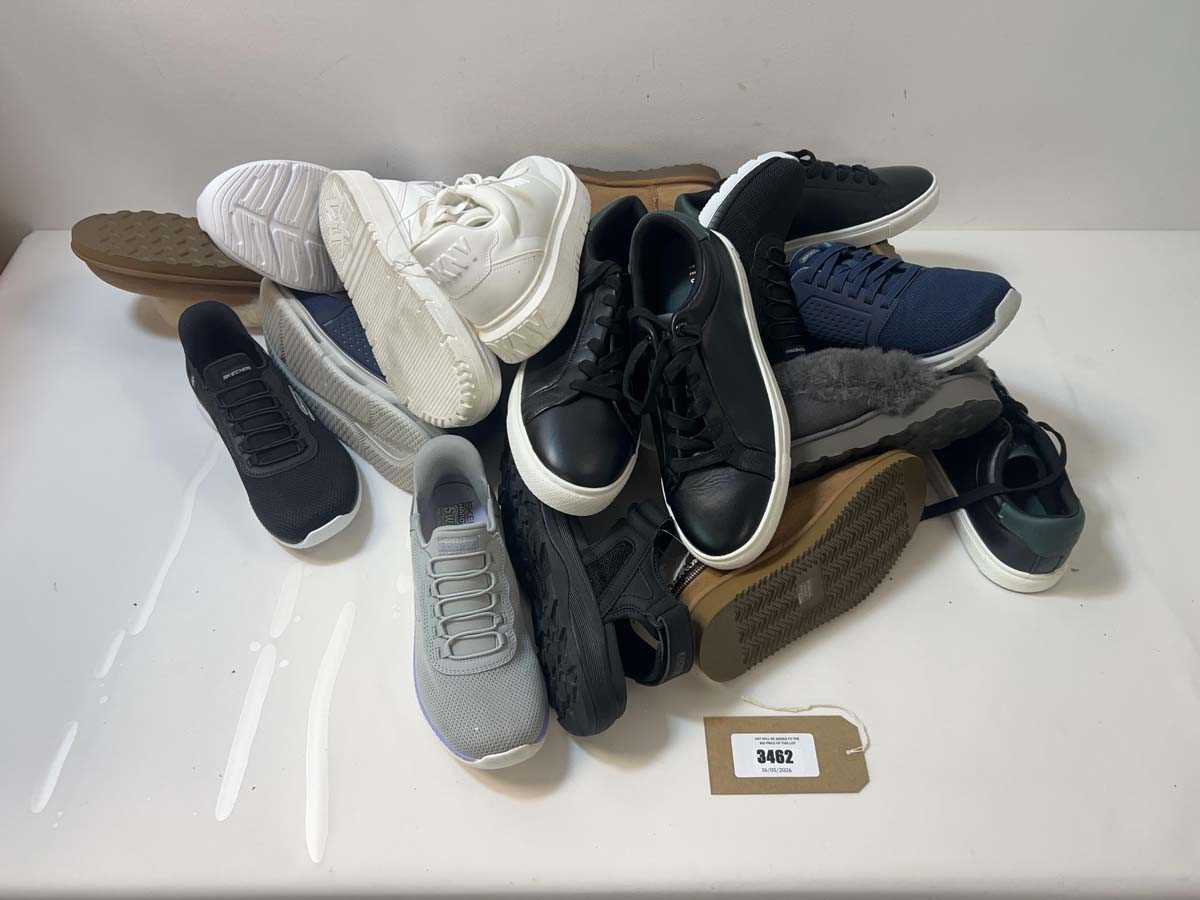 Lot 3462 - Assorted used and odd shoes