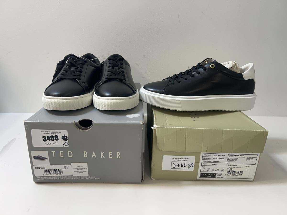 Lot 3466 - 2x Ted Baker trainers Robbert/Lornea