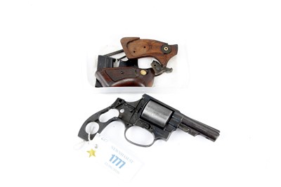 Lot 1777 - (S5) The parts of a .32 Taurus Revolver -...