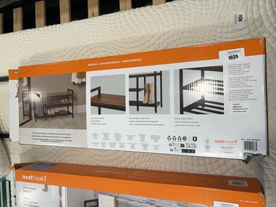 Lot 1035 - NeatFreak shoe storage bench, boxed