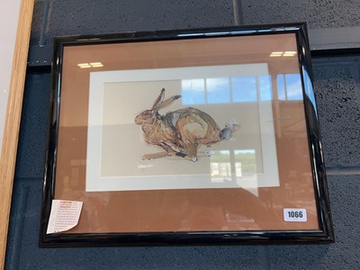Lot 1066 - Framed and glazed ink and watercolour study of...