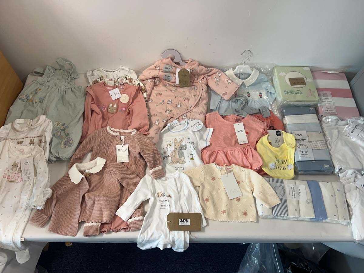 Lot 3476 - Baby clothing M&S, John Lewis, Next etc