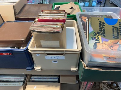 Lot 1088 - Approx. 4 boxes of various 45rpm singles,...