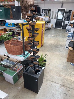 Lot 2621 - Bloomington black and bronze colour metal...