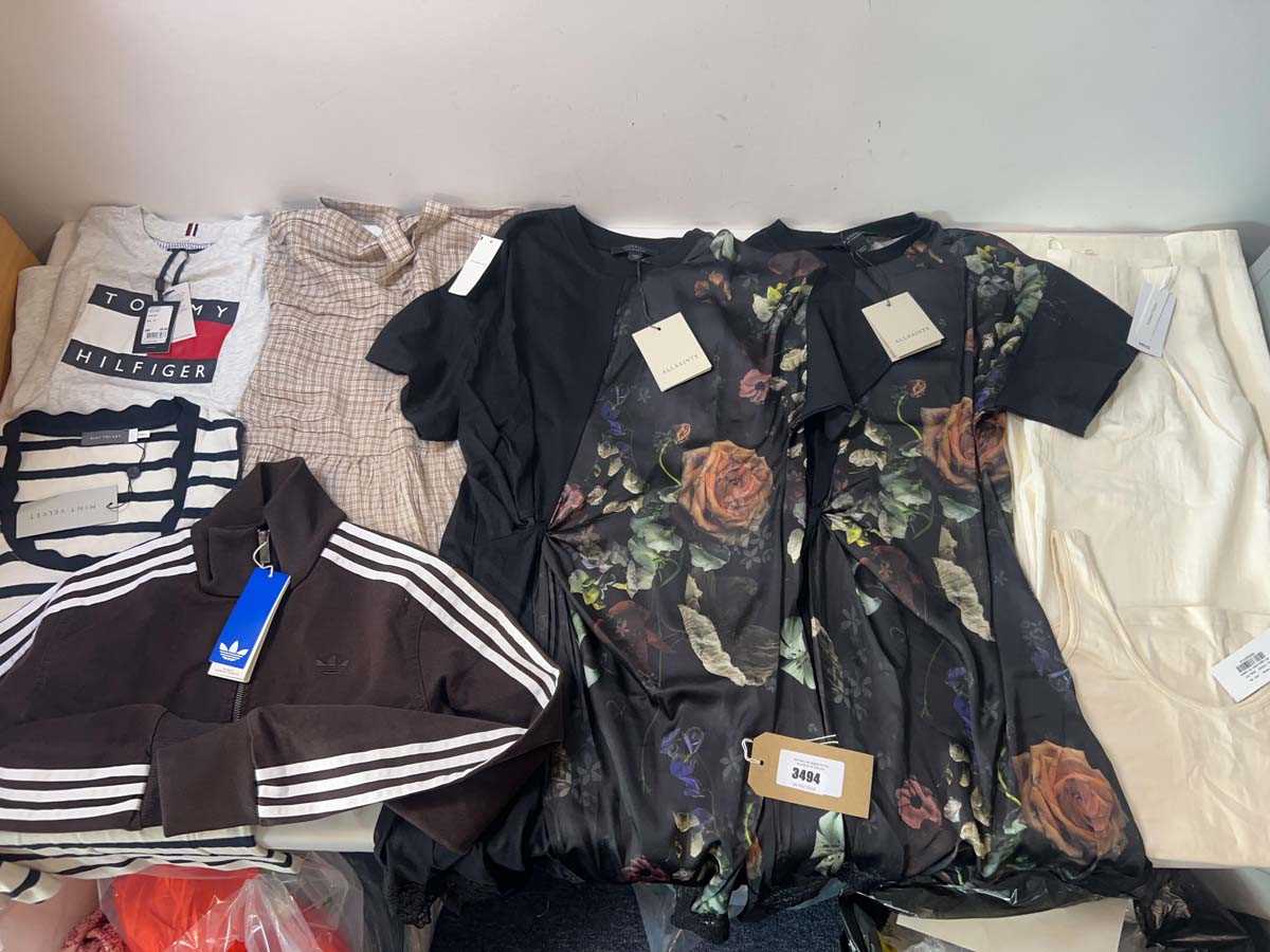 Lot 3494 - Ladies clothing All Saints, Adidas,...