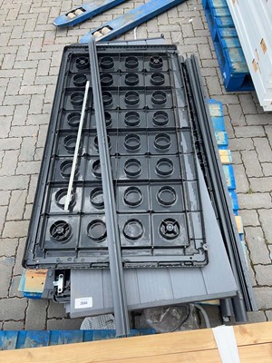 Lot 2644 - Pallet containing disassembled 2 door storage...