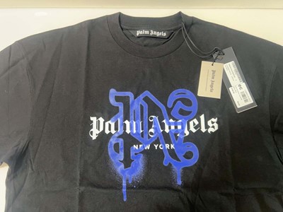 Lot 3956 - Palm Angels Monogram spray T-shirt (S) (hanging)