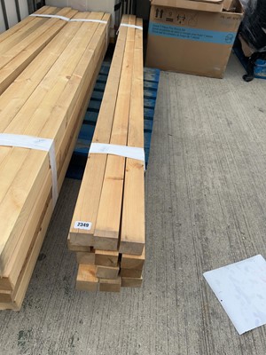 Lot 2793 - 12 lengths of 2.4m. 3x2 timber