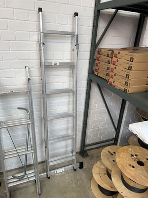 Lot 2417 - Werner aluminium 6 tread step ladder