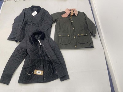 Lot 3833 - 3x Various Barbour jackets