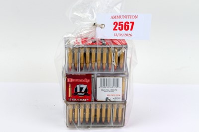 Lot 2567 - (S1) ???? x .17Hmr Hornady V-Max rifle cartridges