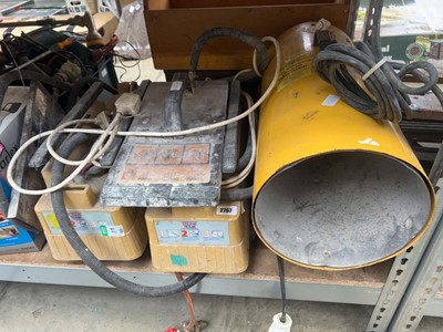 Lot 2767 - 2 commercial 240V wallpaper strippers,...