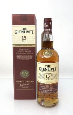 Lot 19 - A bottle of The Glenlivet 15 year old French...