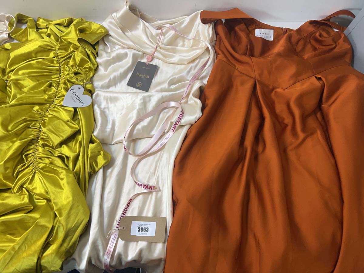 Lot 3963 - Ladies occasion dresses House of CB, Azazie,...