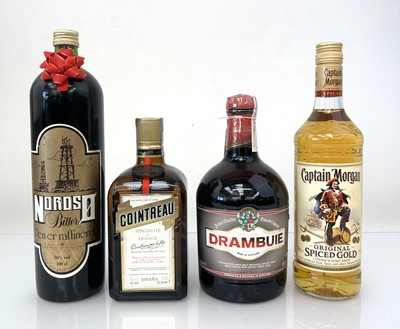 Lot 27 - 4 bottles, 1x Drambuie Whisky Liqueur 40% 1...