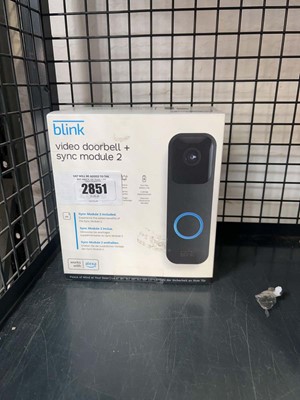 Lot 2851 - Blink Video Doorbell+Sync Module 2, boxed