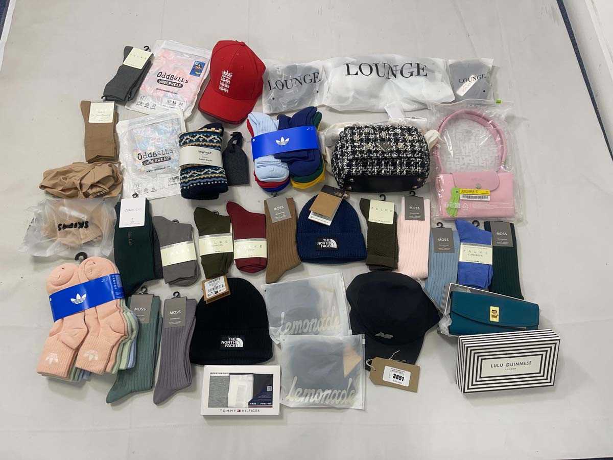 Lot 3851 - Designer accessories to include Guess, Falke,...