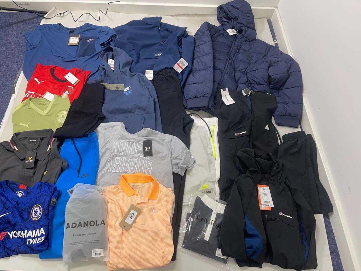 Lot 3853 - Sportswear to include Adidas, Nike, The North...