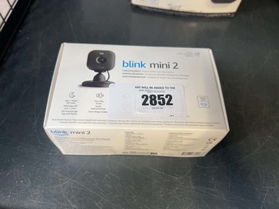 Lot 2852 - Blink Mini 2 indoor/outdoor plug in Smart...