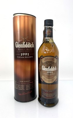 Lot 36 - A bottle of Glenfiddich 1991 Vintage Reserve...