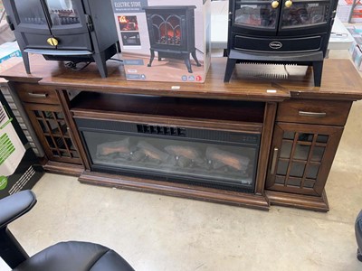 Lot 2893 - Tresanti Classic Flame electric fire suite...