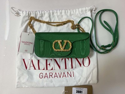 Lot 3981 - Valentino Garavani Loco embellished moire...