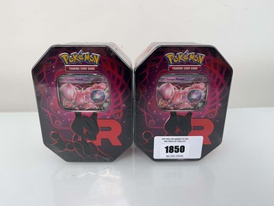 Lot 1850 - 2 Pokémon TCG: Team Rocket Tins