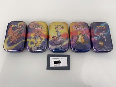 Lot 1853 - 5x Pokémon TCG: Kanto Power Mini Tins