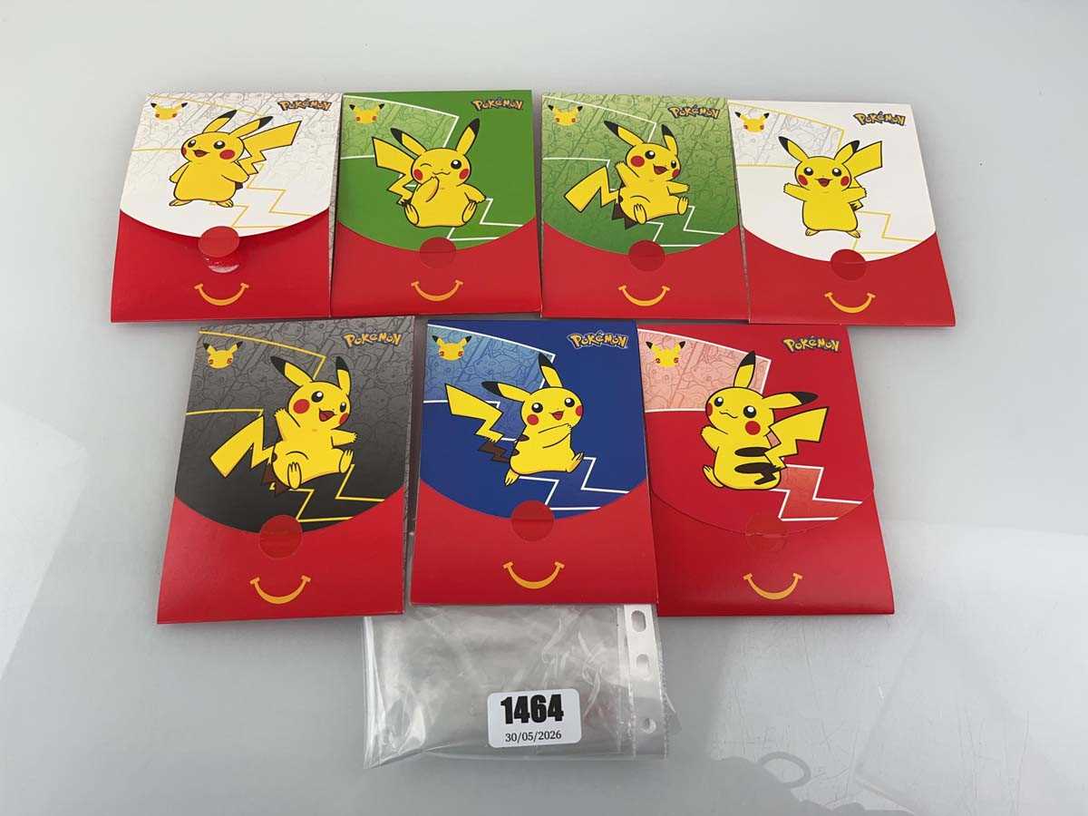 Lot 1464 - 7 Pokémon x McDonald's 25th Anniversary card...