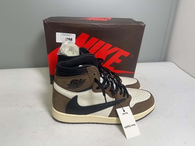 Lot 1904 - Nike UK10 air jordan 1 high OG trainers in...