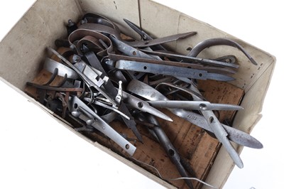 Lot 1556 - Box of trigger plate assemblies, triggers, and...