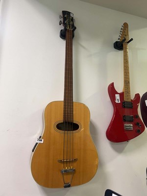 Lot 2106 - Eko 4 string semi acoustic bass guitar